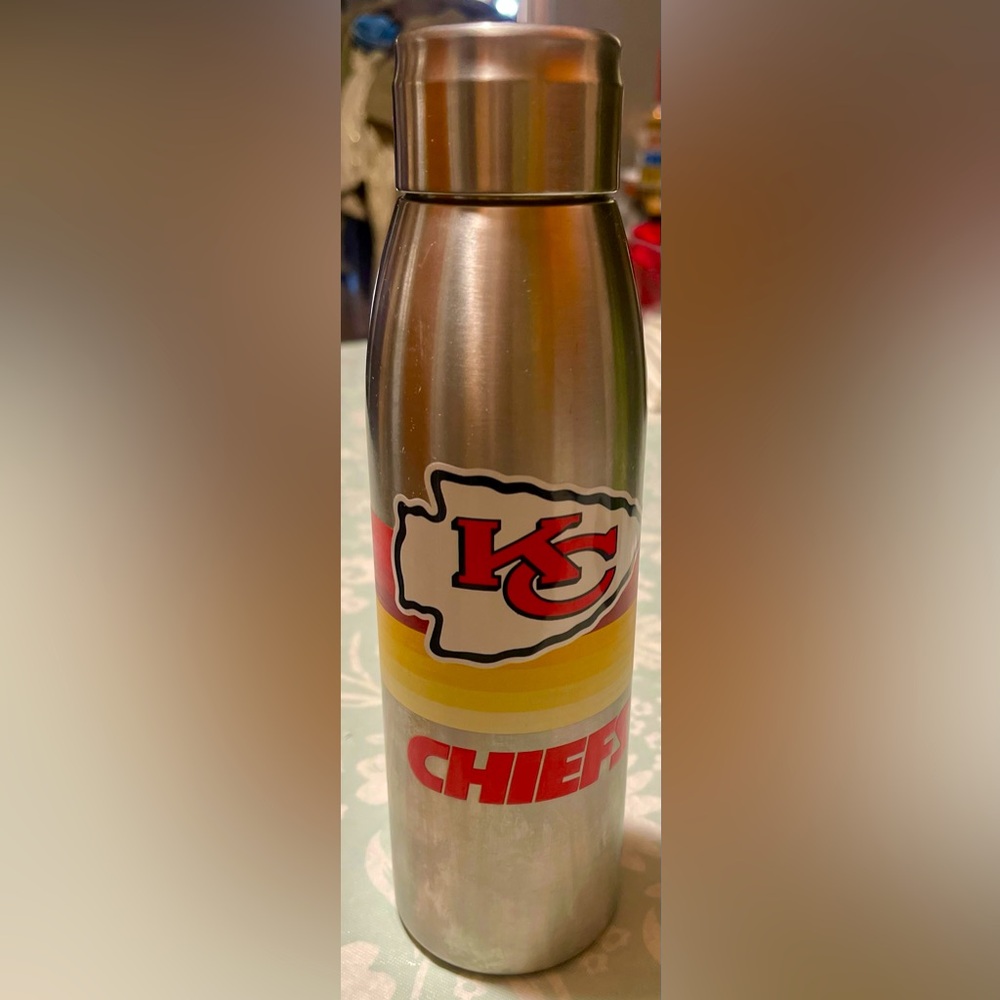Kansas City Chiefs 16oz. Stainless Steel Water Bottle